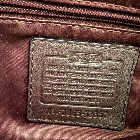 Coach Dark Red Hobo Bag - Picture 3 of 6